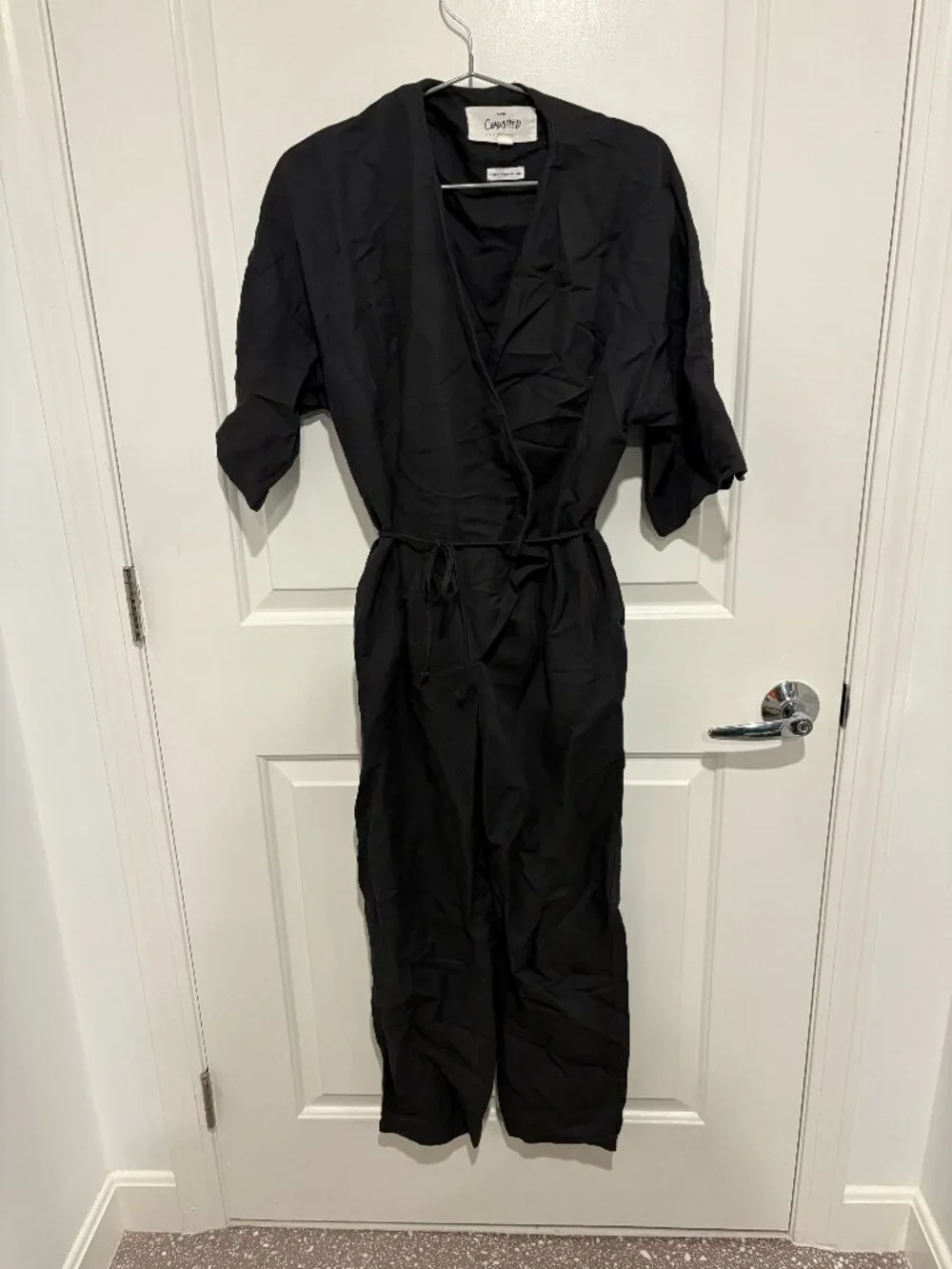 Ming brand Black linen jumpsuit